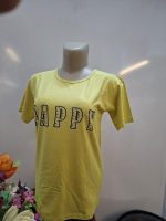 تیشرت چاپی زنانه ویسکوز اعلا،شیک و جوان پسند HAPPY - تصویر 4