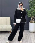 تونیک شلوار ست بافتنی - تصویر 2