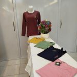 بلوز آستین دار یقه گرد گلدوزی پاسکو