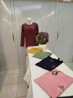 بلوز آستین دار یقه گرد گلدوزی پاسکو
