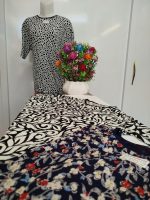 تیشرت گل دار پارچه ای ظریف خارجی - تصویر 2