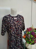 تیشرت گل دار پارچه ای ظریف خارجی - تصویر 6